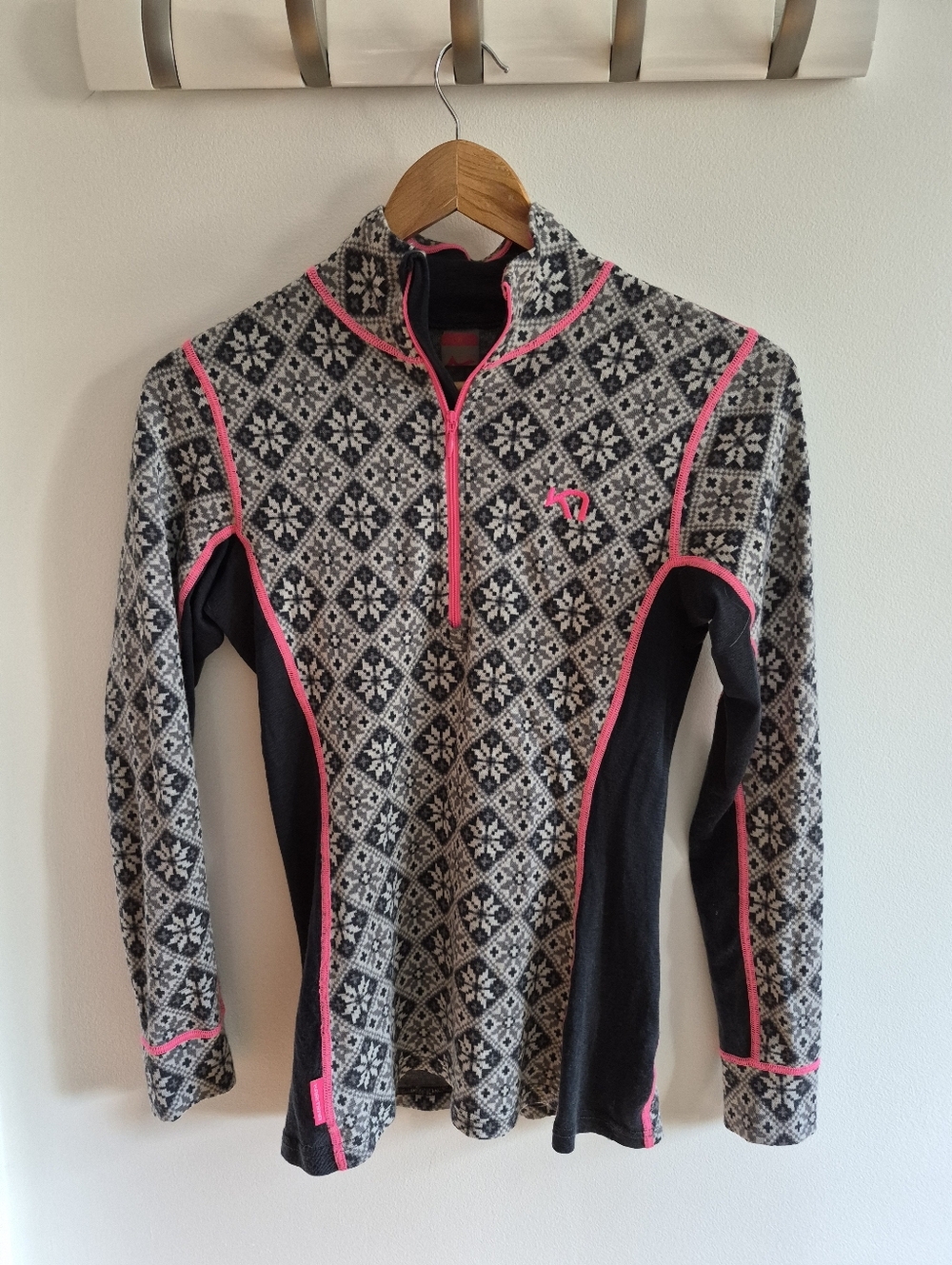 Kari Traa Merino Wool Rose Half-Zip Base Layer